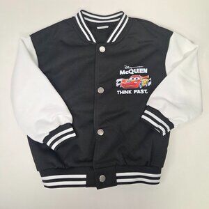 Boys Toddler 3-4 years Cars Lighting McQueen Jacket button up coat Logo Disney